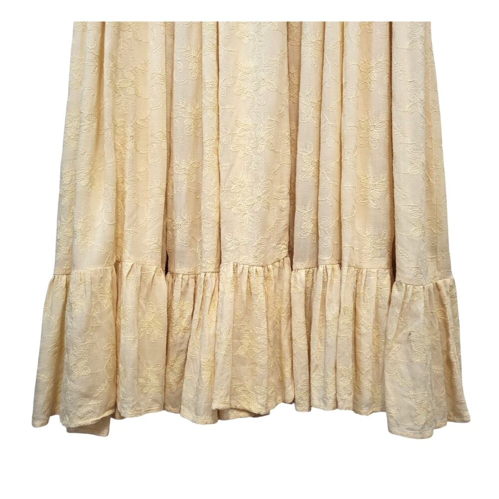 Daughters of India Cream Sleeveless Maxi Dress - Picture 7 of 14